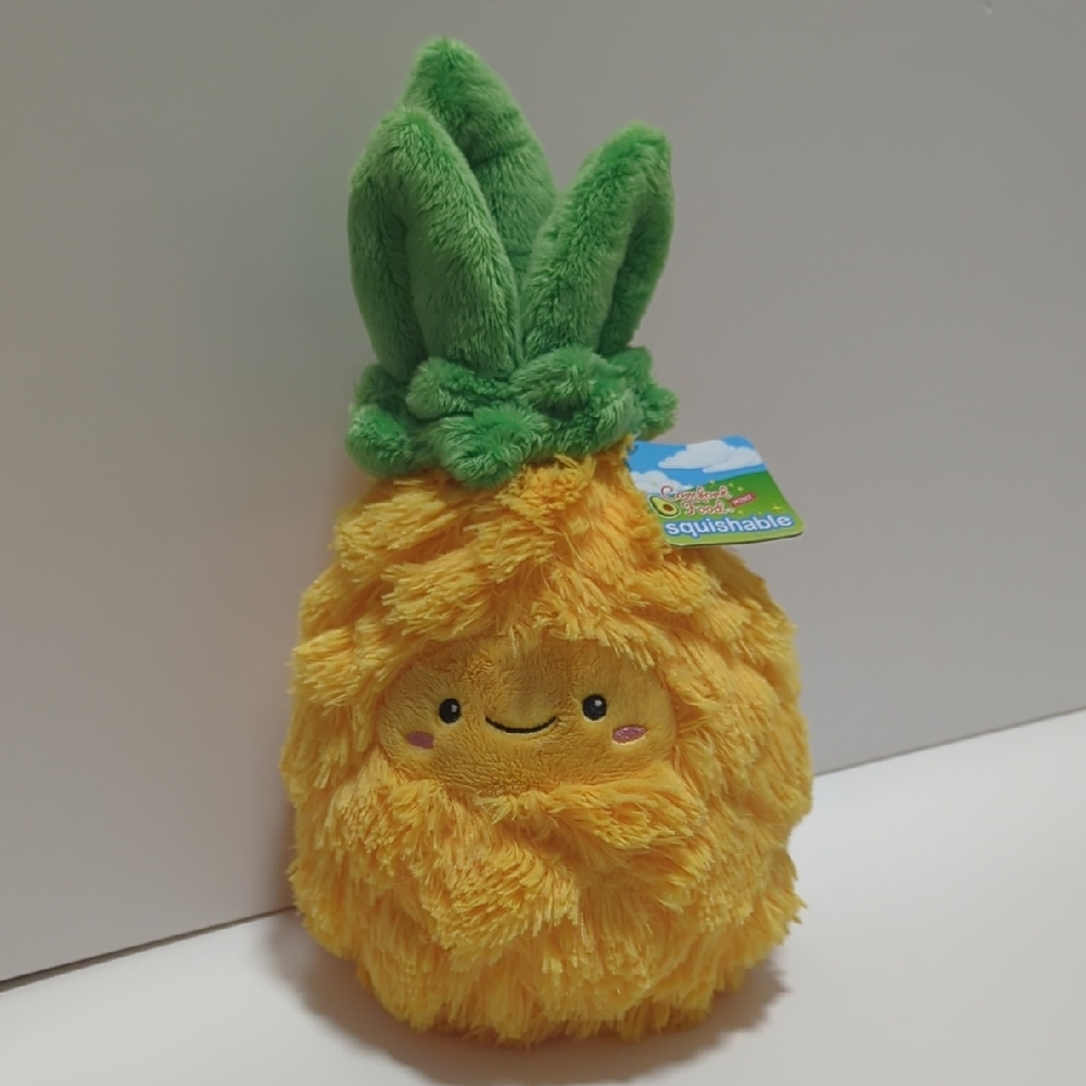 BNWT Squishable Yellow Pineapple Plush Toy